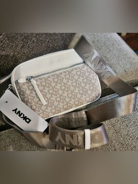 #DKNY Marshmellow White #Crossbody Bag #NWT Item 1873251 Adjustable Strap